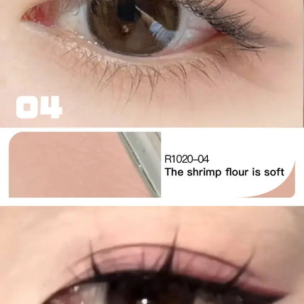 Red Brown Eyeshadow Palette Multifunctional Makeup Palette Silky Matte Coral Red Eyeliner Silkworm Lower Shadow Eyeliner Makeup