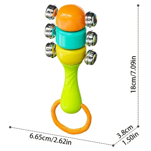 A Set of Hand-Cranked Bell Games for  Children, Made from ABS Material, Designed to Enhance Perception And Auditory Skills