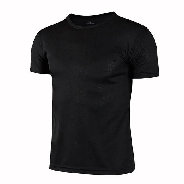 Men's Running Compression Tshirts Quick Dry Soccer Jersey Fitness Tight Sportswear Gym Sport Short Sleeve Shirt Breathable