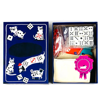 Card Game - A Game About Rolling Dice To Boost Your Luck And The Dog Board Game Family Interactive Games Holiday Games