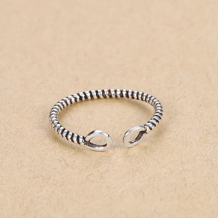 Hot 925 Sterling Silver Ring AAA Zircon Adjustable Simplicity Fashion Exquisite Women Jewelry Accessories Wedding Party Gift