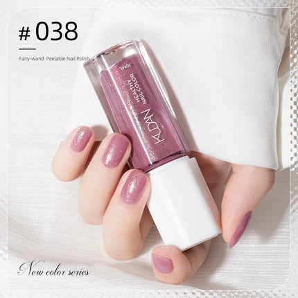 Colorful Water-Base Nail Polish 40 Colors Air Dry Peel Off Nail Art for Manicure DIY Long Lasting Nail Supplies Painting Varnish