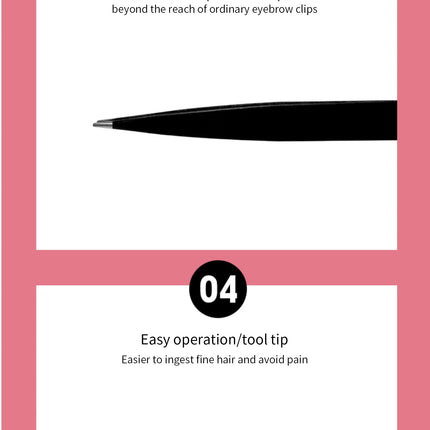 4Pcs/Set Professional Eyebrow Tweezers Eyebrow Hair Removal Clip Makeup Sets Eyelash Extension Eyelash Tweezers Beauty