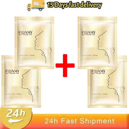 Gold Firming Neck Mask Moisturizing Anti Wrinkles Anti-aging skincare Neck Masks Beauty Necks Skin Care Products