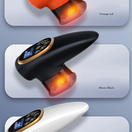 Electric Scraping and Cupping Massager Electronic Muscle Stimulation Machine With Pulse Glove Strong Suction Force Cupping