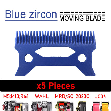 Zircon Long Teeth Moving Blade Clipper Accessories Replacement for JUCAI JC06 8148 V003 R66 M10 Madeshow Wmark Kulilang VGR