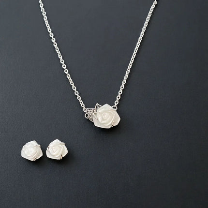 925 Silver Moon Earrings&Necklace Sets Infinity Heart Earring &Necklace S925 For Women Popular Engagement Jewelry Gift