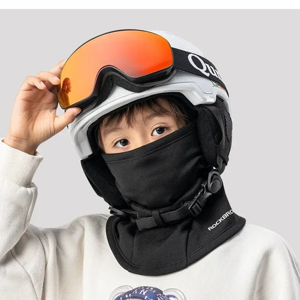 ROCKBROS Ski Mask Outdoor Windproof Full Face Cover UV Protector Breathable Scarf Face Mask Equipment Skiing Cap for Children