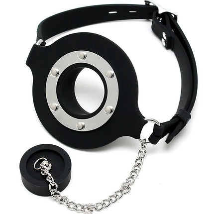 Adult Games Mouth Balls Erotic Sexy Toys O Ring Gag with Nipple Clip Silicone Open Mouth Gag Slave SM  Sex Toys for Women Man