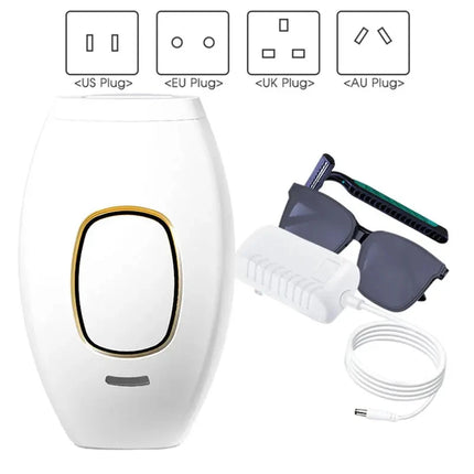 HOMEFISH Body Bikini IPL 500,000 Flash Depilator Pulses Permanent Laser Epilator Painless For Women Hair Removal Home Use