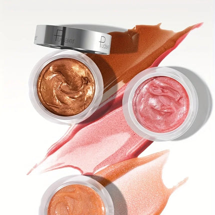 9 colors of liquid highlighter, waterproof  and not easy to fade, multi-functional, cheeks & eyes & face & lips & body