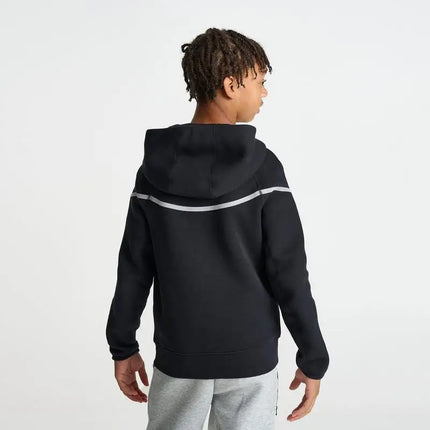 Nike | Boys' Big Kids' Nike Sportswear Tech Fleece Reflective Full-Zip Hoodie