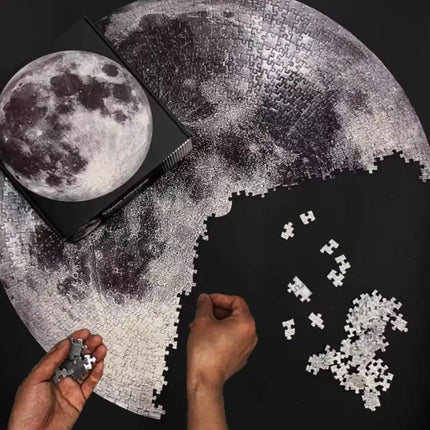 Adult Puzzle Puzzle Game 1000 Planet Moon Earth Puzzle Challenge Game Learning Puzzle Space Plane Puzzle Difficulty Toy
