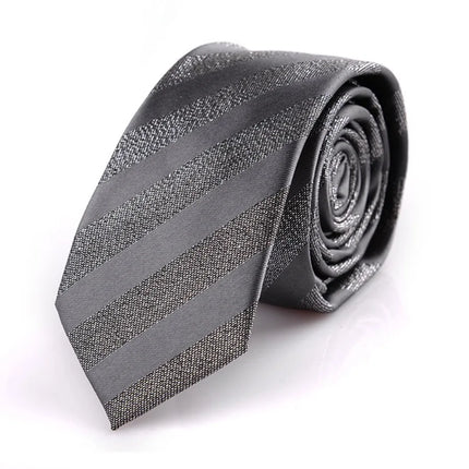 5cm Narrow Tie Fashionable Trend Tie Striped Polka Dot Flower Pattern Tie Student Personalized Accessory Casual Daily Matching