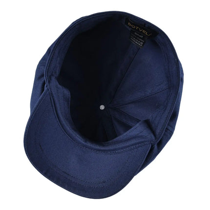 BOTVELA Newsboy Cap Men's Twill Cotton Hat 8 Panel Hat Baker Caps Retro Gatsby Hats Casual Brand Cap Cabbie Apple Beret for Male
