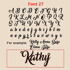 Font 27 / Silver