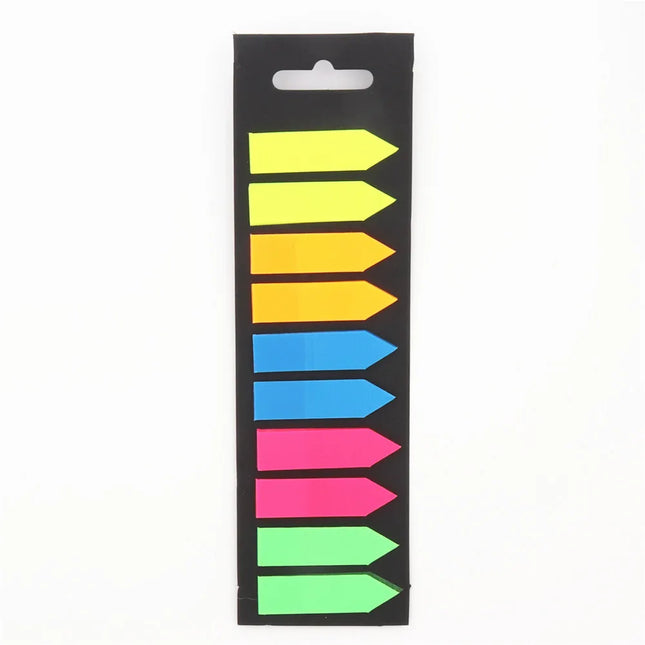 200 Sheets Sticky Notes Adhesive Memo Notes Index Transparent Post Stickers Bookmarks Notepad School Office Stationery Supplies