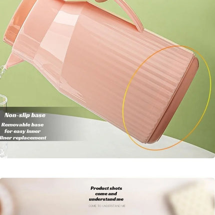 Glass thermos double-layer kettle household 1L large-capacity hot water bottle liner vacuum thermos bottle warmer coffee kettle