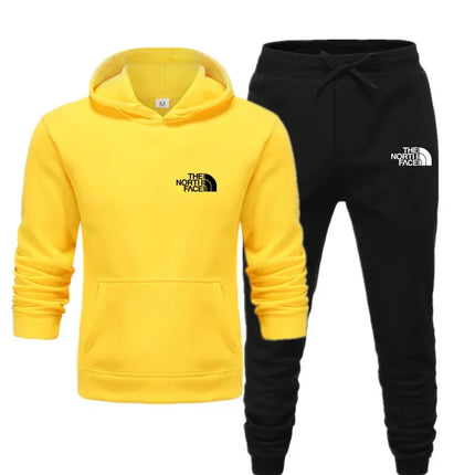2025 Autumn New print Men's Women Fashion Casual Tracksuits Outdoor Fitness Jogging Hooded Sets Sports Luxury Hoodie+