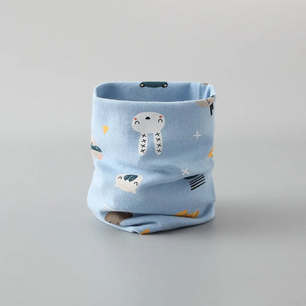 0-12years Winter Kids Scarf Cotton Children Warmer Neck Scarf Baby Neckerchief Cute Scarf Soft Neck Collar Children´s Scarves