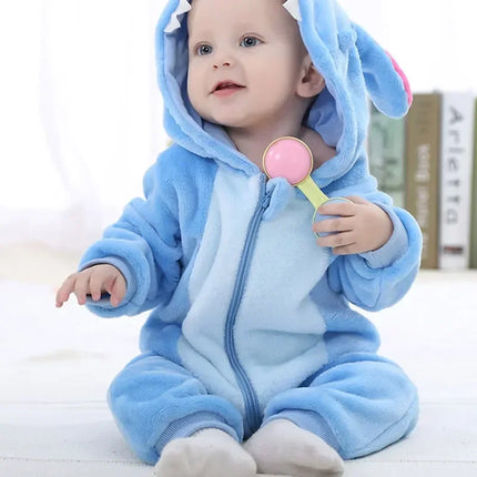 0 1 2 3 4 Years Kigurumi Pajamas for Toddler Baby Clothes Children Outfits Infant Dinosaur Unicorn Cat Robbit Cosplay Costumes