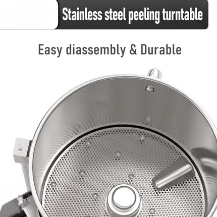 Large Capacity Vertical Electric Stainless Steel Potato Peeler Taro And Radish Cleaning Peeling Machine for Kitchen Use