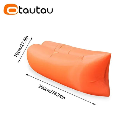 OTAUTAU Ultra Light Pillow Style Lazy Sofa Inflatable Sofa Portable Foldable Sleeping Bag Bed SF284