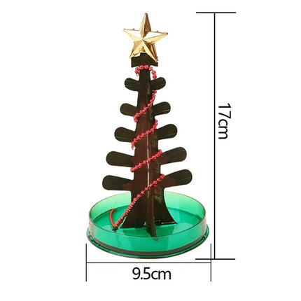Large Purple Magic Crystal Tree Water Grow DIY Toy Magical Crystallization Growing Ornament Creative Science Craft Kids Holiday