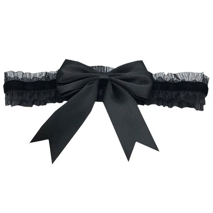 1PC Women Lace Thigh Ring with Bow Elastic Leg Ring for Wear Lolita Fashion Accessory