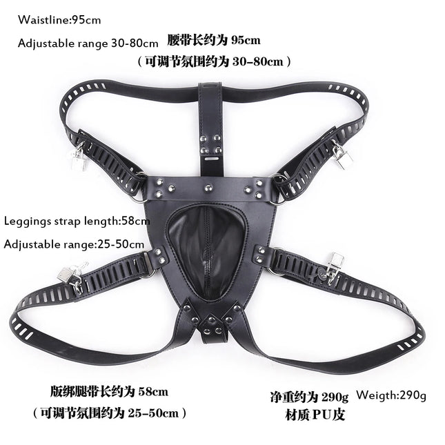 PU/Real Leather Sexy Panties BDSM Bondage Restraints Penis Cock Cage Male Chastity Devices Belt Erotic Sexy Toys