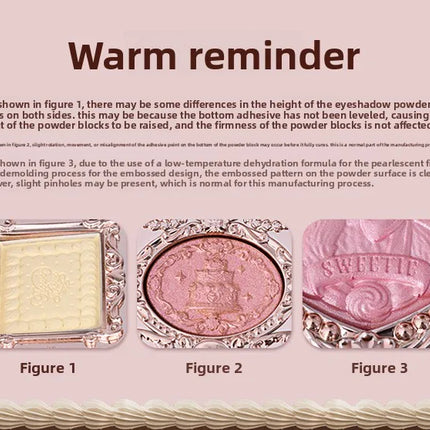 Flower Knows Makeup The Sweetie Bear Collection Eyeshadow Palette 6 Colors Glitter Matte Bronzer Multi Use Kawaii  Cosmetics