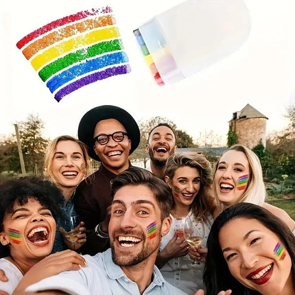 Rainbow Crayon Paint Rainbow Birthday Party Colourful Theme Party Accessories Party Family Costume Gift Pocket Size