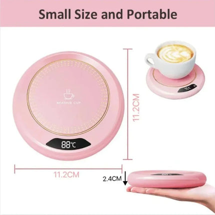 1pc Intelligent Constant Temperature Heating Coaster Heater,with 3 Temperature Adjustments,anti Slip,to Meet Different Cup Style