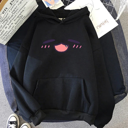 TakoTakodachi Anime Kangaroo Pocket Hololive Winter Women Spring Autumn Tops Sweatshirt Vintage Harajuku Winter Clothes Women