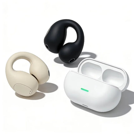 Lenovo Bone Conduction Headphones HiFi Stereo Sports Waterproof Game Music Wireless Bluetooth Clip-on Earphones With Microphone