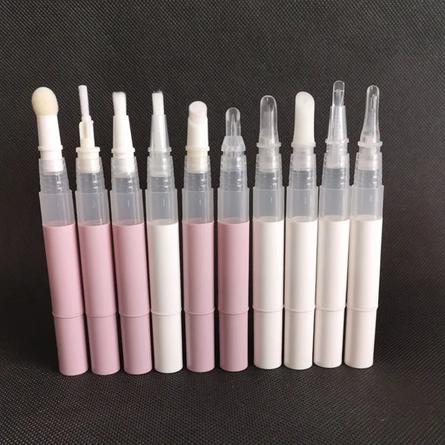 10-100pcs3ml Empty Rotary Pen Eye Cream Lip GlossTooth Whitening Liquid Foundation Eyelash Nail Polish Bottle Cosmetic Container