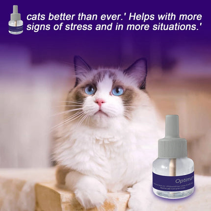 Classic Calming Diffuser Refill for Cats 30 Day 3x48ml Pack Anti-Stress Pheromone Home Solution