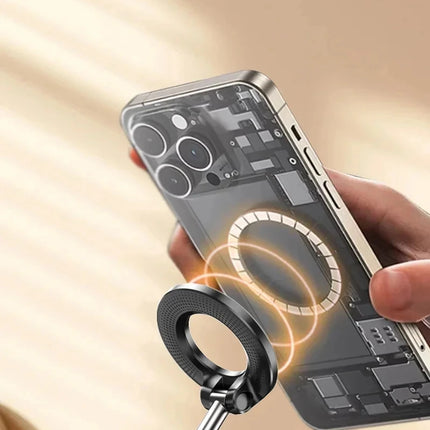 Strong Magnetic Phone Holder Foldable Design 360° Adjustable Vacuum Car Mount For Cell Phone For phone Live Stream