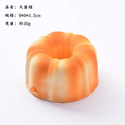 Artificial Bread Pressure Reliever Knead Stress Reliever  toy Fake Food Photography Prop Window Cabinet Model fidget toy gifts