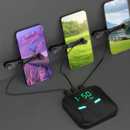 3 Heads Phone Screen Clicker Live Broadcast Fast Praise Automatic Grabber Clicking 50 Instant Points Per Second Auto Clicker