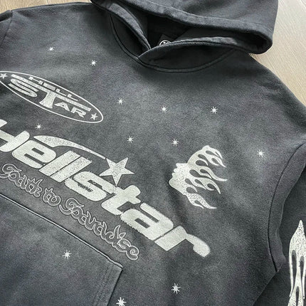 HS flare  flame hoodie