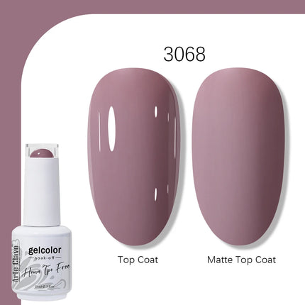 Arte Clavo TPO FREE HEMA FREE Gel Nail Polish UV Multi Use Semi Permanent Soak Off Autumn Winter Nail Art Hybrid Varnish 15ml