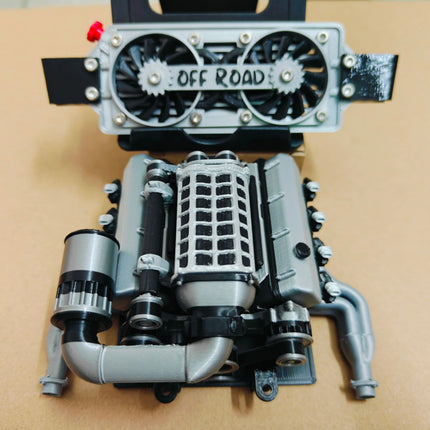 1/10 RC Car  Engine Model Decoration for 1/10 VP OPTIC H10 KIT TRX4 Defender AXIAL SCX10 RC4WD Sport Jeep K10 TF2 TRX6 G631