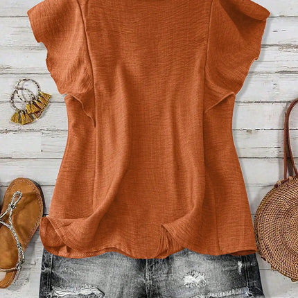 Plus Size Women's Casual Everyday Design Shirts for Going Out and Vacationing