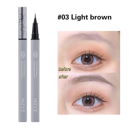 1PCS Waterproof Liquid Eyebrow Easy To Color Long Lasting Sweat-proof Eyebrow Pen 0.01MM Ultra Thin Head Eye Makeup Cosmetics