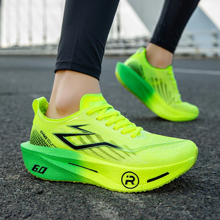 Sports Running Shoes Marathon Men Carbon Board Breathable Lightweight Women Comfortable Athletic Casual Sneakers Outdoor New