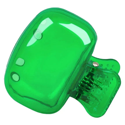 2 Pack Toothbrush Head Covers - Travel Protector Cap Case, Color Combo Clip for Household & Camping, Durable Plastic Portable