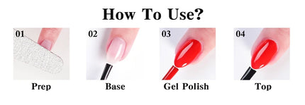 6PCS Nail Polish Not Set New Years Semi Permanent Hybrid Black Red Color Gel Polish Valentine's Popular Christmas Solid Color