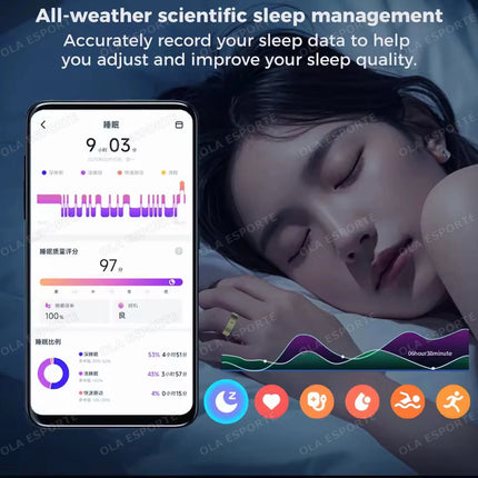 2026 New Smart Ring Women Men Super Narrow 7mm Heart Rate Health Stress measurement Monitor IP68 Waterproof Fashion Sports Rings