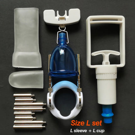 Male Penis Extender Enlargement Vacuum Cup Top Cradle Head Hanger Dick Glans Pump Stretcher Edge Enlarger System  Sex Toy Men18+